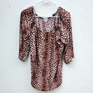 Leopard Print Women's Top